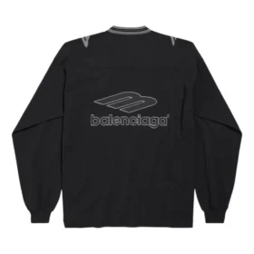 3B Football Long Sleeve V-neck T-shirt “Black Anthracite” 857085TTVQ61066