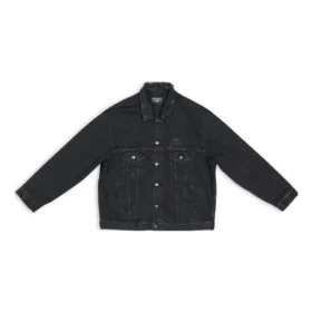3B Sports Icon Denim Jacket Large Fit “Black” 704298TBP471029