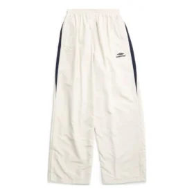3b Sports Icon Medium Fit Tracksuit Pants “White” 746510TOO489000