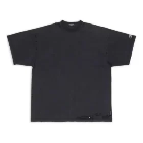 3B Sports Icon Repaired Oversized T-Shirt “Washed Black” 704056TMVA59034