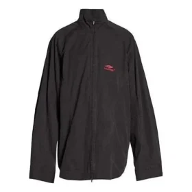 3B Sports Icon Zip-Up Tracksuit Shirt “Black Red” 720158TKO481000