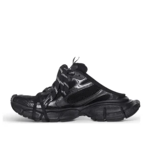 3XL Mules “Black Mesh and Polyurethane” 742682W3XL11010