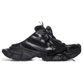 3XL Mules “Black Mesh and Polyurethane” 742682W3XL11010