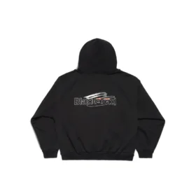 Ai Generated Hoodie “Black White” 767877TQVF99034