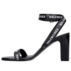 All Over Logo Sandal Heels “Black” 630041WBAE11090