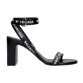 All Over Logo Sandal Heels “Black” 630041WBAE11090