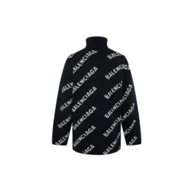 All Over Logo Turtleneck Sweater “Black White” 621018T15674177