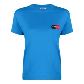 Alphabet Logo Casual Short Sleeve Blue 612964TIV797601