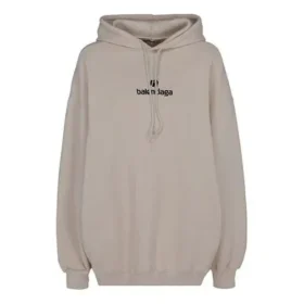 Alphabet Logo Pullover Hoodie Gray White 641529TJVB19054