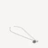 Anchor crest charms necklace in antique silver Anchor crest charms necklace in antique silver