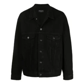 Apparel Rentals Denim Jacket Boxy Fit “Black” 675206TEW051105