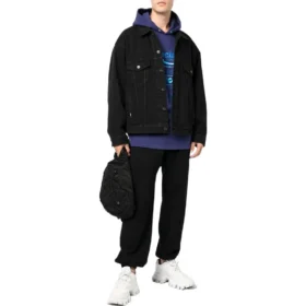 Apparel Rentals Denim Jacket Boxy Fit “Black” 675206TEW051105