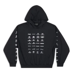 Archives Logos Hoodie “Black” 726241TNVQ81070