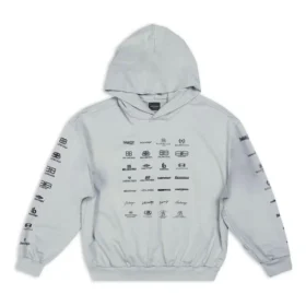 Archives Logos Hoodie “Light Grey” 726241TNVQ81342