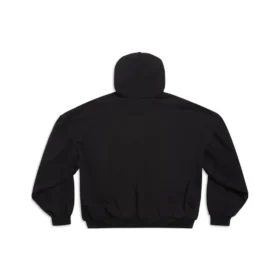 Back Flip Round Hoodie Oversized “Black White” 761458TPVG11070