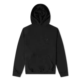 Back Logo Popover Hoodie “Black” 674986TLV971069