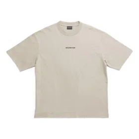 Back T-Shirt Medium Fit “Beige” 612966TOVJ89763