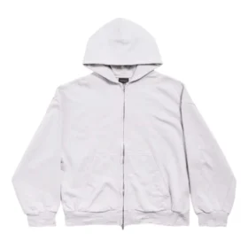 Back Zip-up Hoodie Regular Fit “Dirty White baby-pink” 803264TSVP12420
