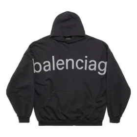 Bal.Com Popover Hoodie “Black” 739024TOVN98151