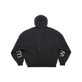 Bal.Com Popover Hoodie “Black” 739024TOVN98151