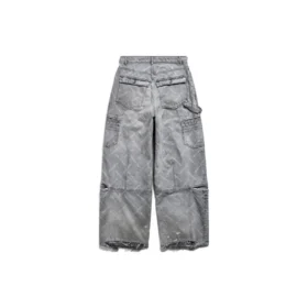 Bal Diagonal Allover Cargo Pants “Light Blue” 767971TDW144979