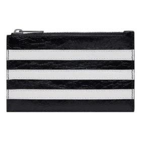 Balenciaga x adidas Long Coin And Card Holder “Black” 721896210M61091