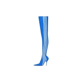 Balenciaga x adidas originals Knife Over The Knee Booties “Blue” 724074W2ES14090