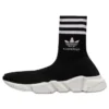 Balenciaga x adidas Originals Speed Sneakers “Black White” 711198WBDV11090
