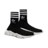 Balenciaga x adidas Originals Speed Sneakers “Black White” 711198WBDV11090
