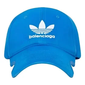 Balenciaga x adidas Trefoil Balenciaga Logo Cap “Blue White” 723749410B2-4877