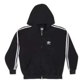 Balenciaga x adidas Zip-Up Hoodie “Black White” 723754TNVN28482