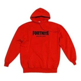 Balenciaga x FORTNITE Hoodie Medium Fit “Red” 600583TLVO46506