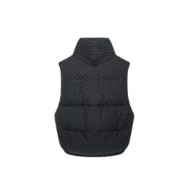 Balenciaga x Gucci The Hacker Project Hacker Cocoon Puffer Gilet Vest “Black” 681884TLO531269