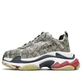 Balenciaga x Gucci The Hacker Project Triple S “Beige Navy Red” 681066ULZ109795