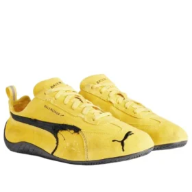 Balenciaga x Puma Speedcat Suede “Distressed Yellow Black” 847146WSDSD7010