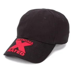 Balenciaga x Rated Cap “Black Red” 617144410B21074