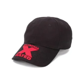 Balenciaga x Rated Cap “Black Red” 617144410B21074