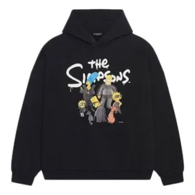 Balenciaga x THE SIMPSONS Cotton Hoodie Wide Fit “Black” 674986TLVG81000 Balenciaga x THE SIMPSONS Cotton Hoodie Wide Fit “Black” 674986TLVG81000