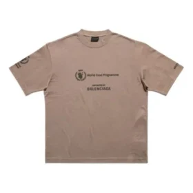 Balenciaga x WFP T-Shirt Medium Fit “Beige” 612966TMVL27761