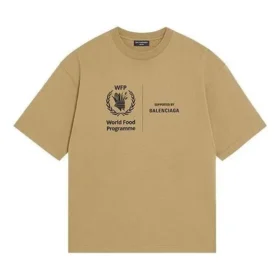Balenciaga x WFP T-Shirt Medium Fit “Khaki” 612966THV849605