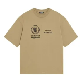 Balenciaga x World Food Program T-Shirt “Beige” 612965THV849605