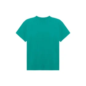 Band Portrait Printing Logo Retro Loose Short Sleeve Green 612965TIV473640