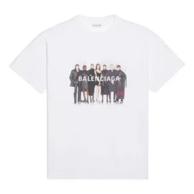 Band Portrait Printing Logo Retro Short Sleeve “White” 612965TIV479000