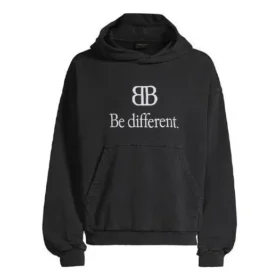 BB Be Different Popover Hoodie “Black White” 720406TNVB41070 BB Be Different Popover Hoodie “Black White” 720406TNVB41070