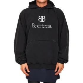 BB Be Different Popover Hoodie “Black White” 720406TNVB41070 BB Be Different Popover Hoodie “Black White” 720406TNVB41070