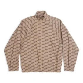 BB Monogram Tracksuit Jacket Regular Fit “Beige Brown” 704495TML369378
