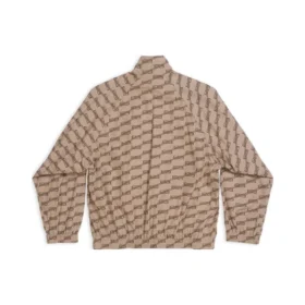 BB Monogram Tracksuit Jacket Regular Fit “Beige Brown” 704495TML369378