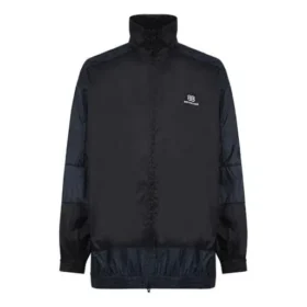 BB Patchwork Nylon Full-Zip Windbreaker “Navy Black” 623019TIO544100