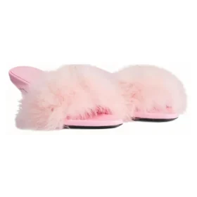 Boudoir 70mm Sandals “Pink Feathers” 787447W0WMQ5000