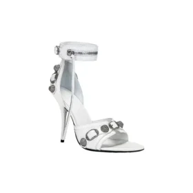 Cagole 110mm Sandals “White Arena Lambskin” 743057WAD4E9081
